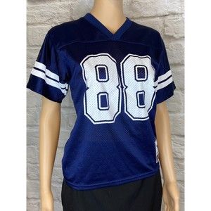 COWBOYS Shirt Size Medium Authentic Apparel BRYANT 88 Jersey Dallas Texas Blue